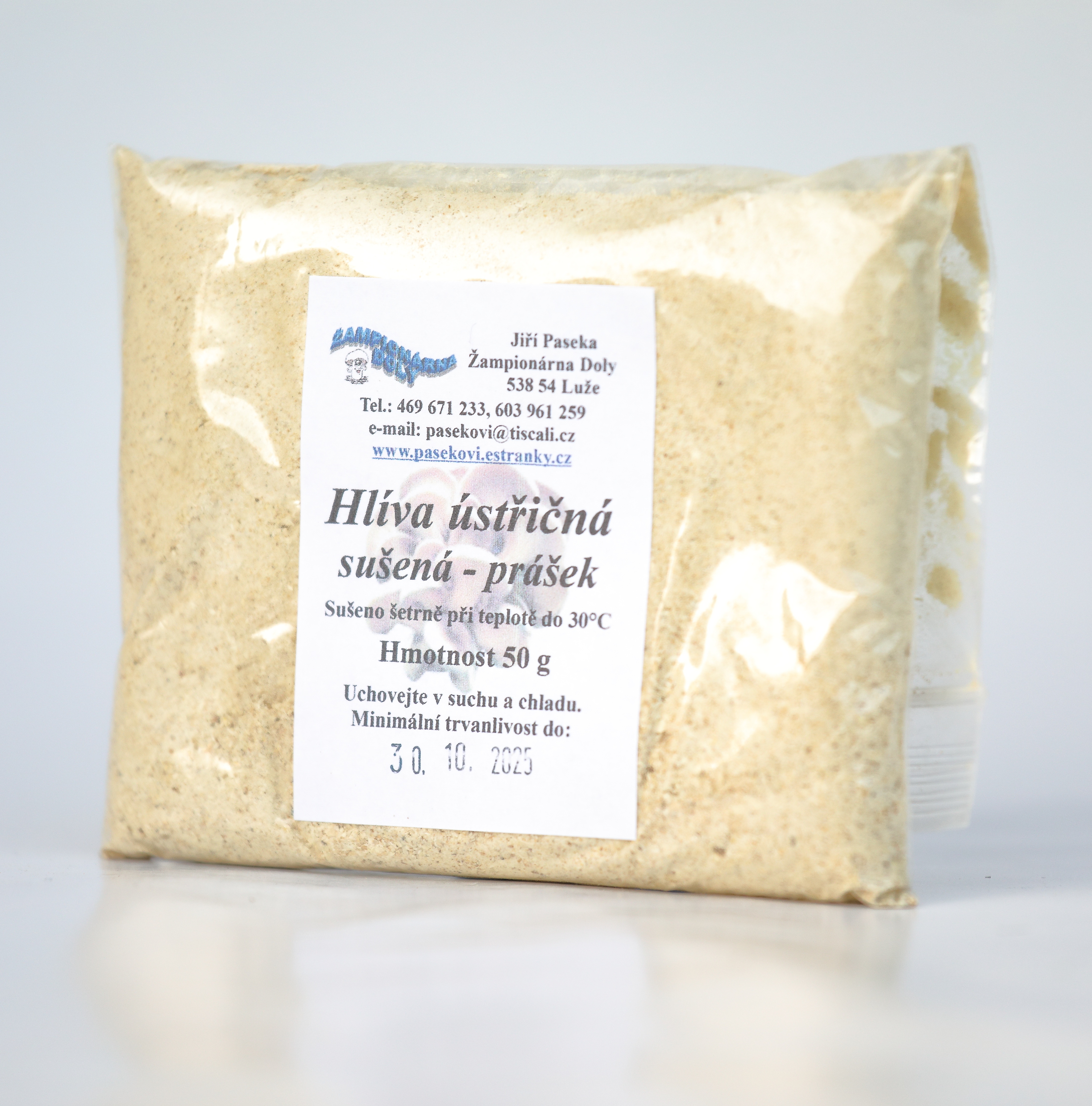 Hlíva ústřičná prášek 50 g 1