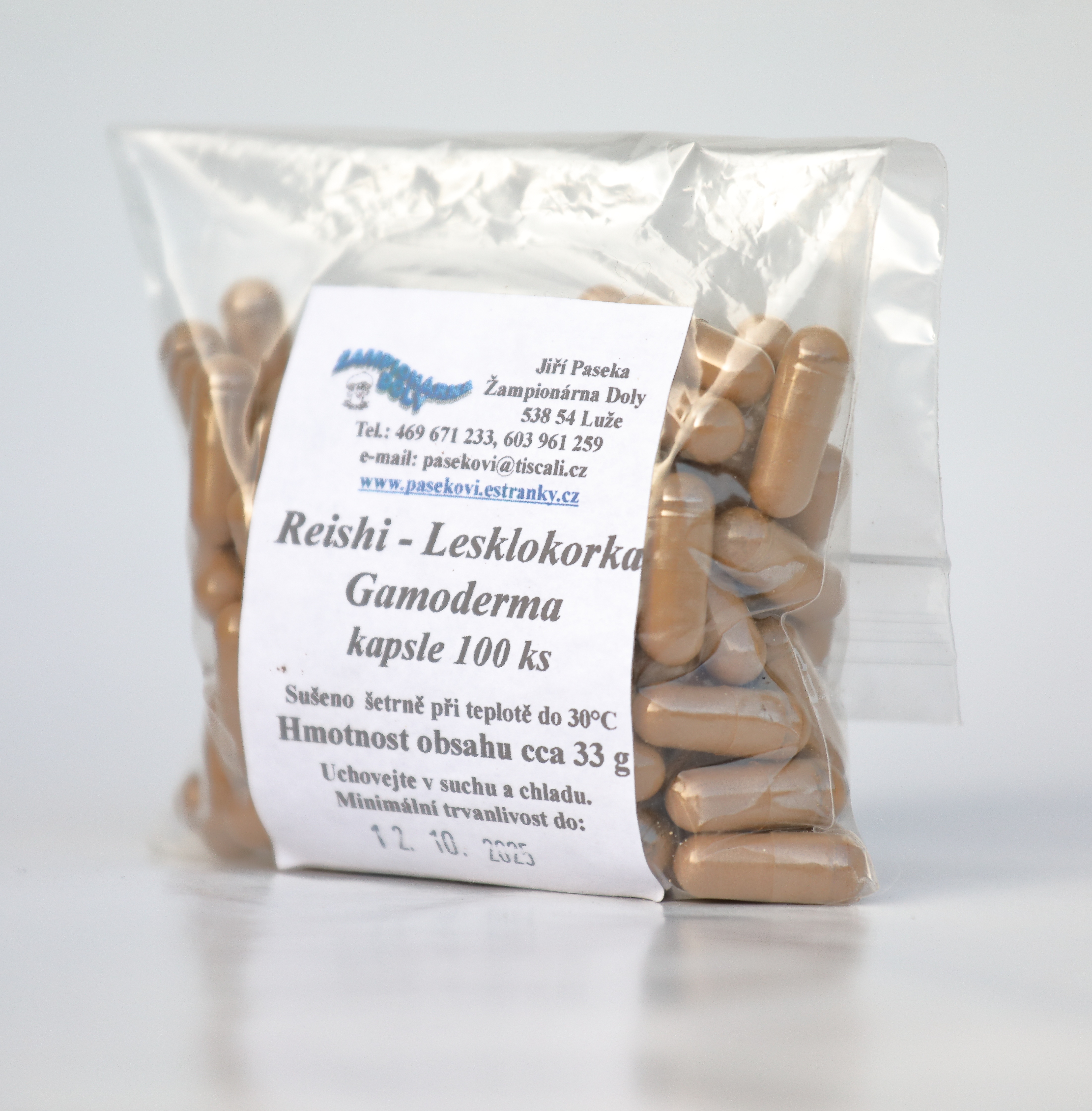 Reishi kapsle 100 ks 1